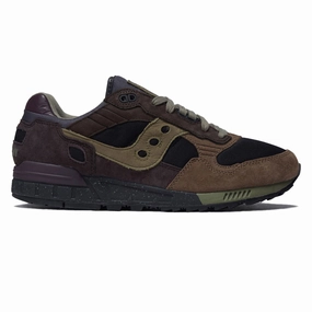 Saucony Shadow 5000 Shoes - Dark Grey/Plum Hyperbolic Logging Cage Ventilation System
