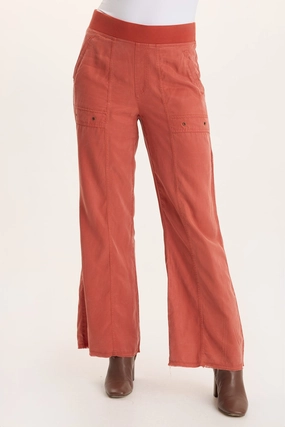 Everyday Essential Flex Foam Inserts Schyler Soft Twill Wide-Leg Trouser