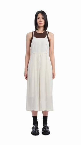 Smooth-Finish Silky Maxi Dress