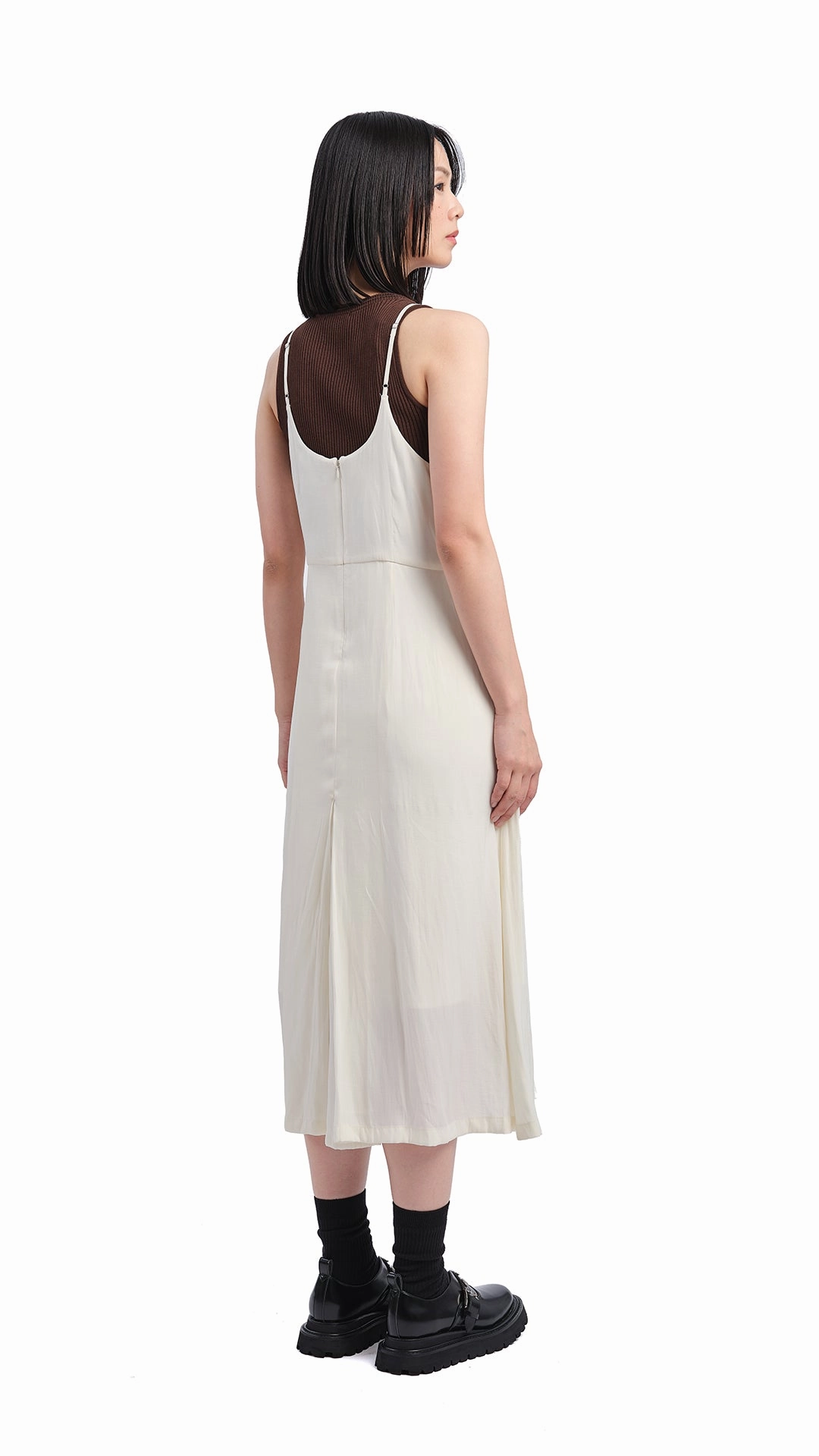 Silky Maxi Dress Sophisticated Wear Eco-Lining