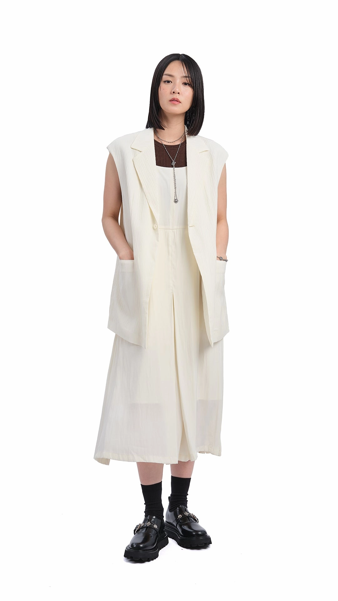 Silky Maxi Dress Chic Harmony