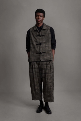 THE ETCHER TROUSER / PRINCE OF WALES CARDAMOM Quick Layer