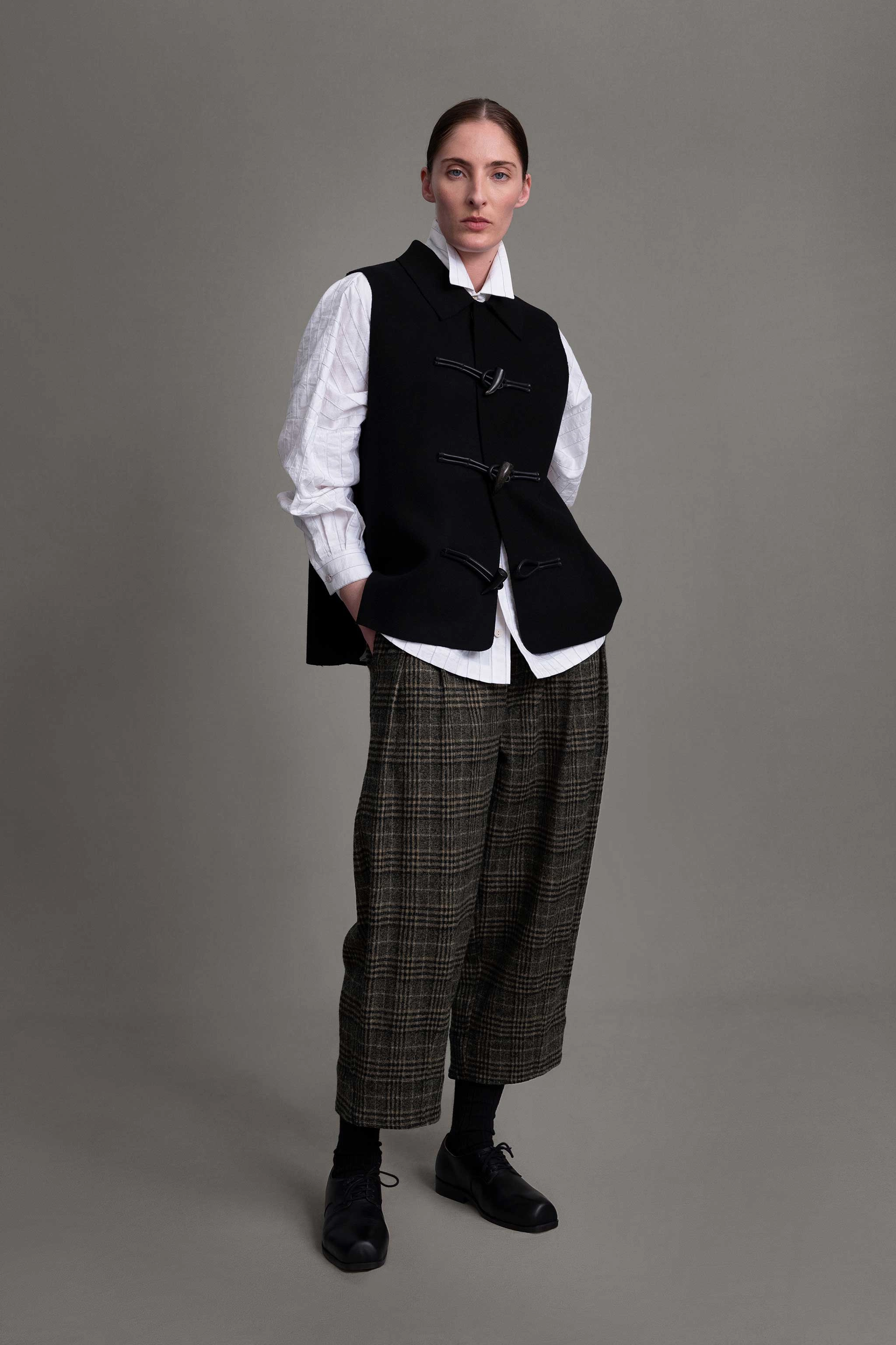 Stretch Ready THE ETCHER TROUSER / PRINCE OF WALES CARDAMOM