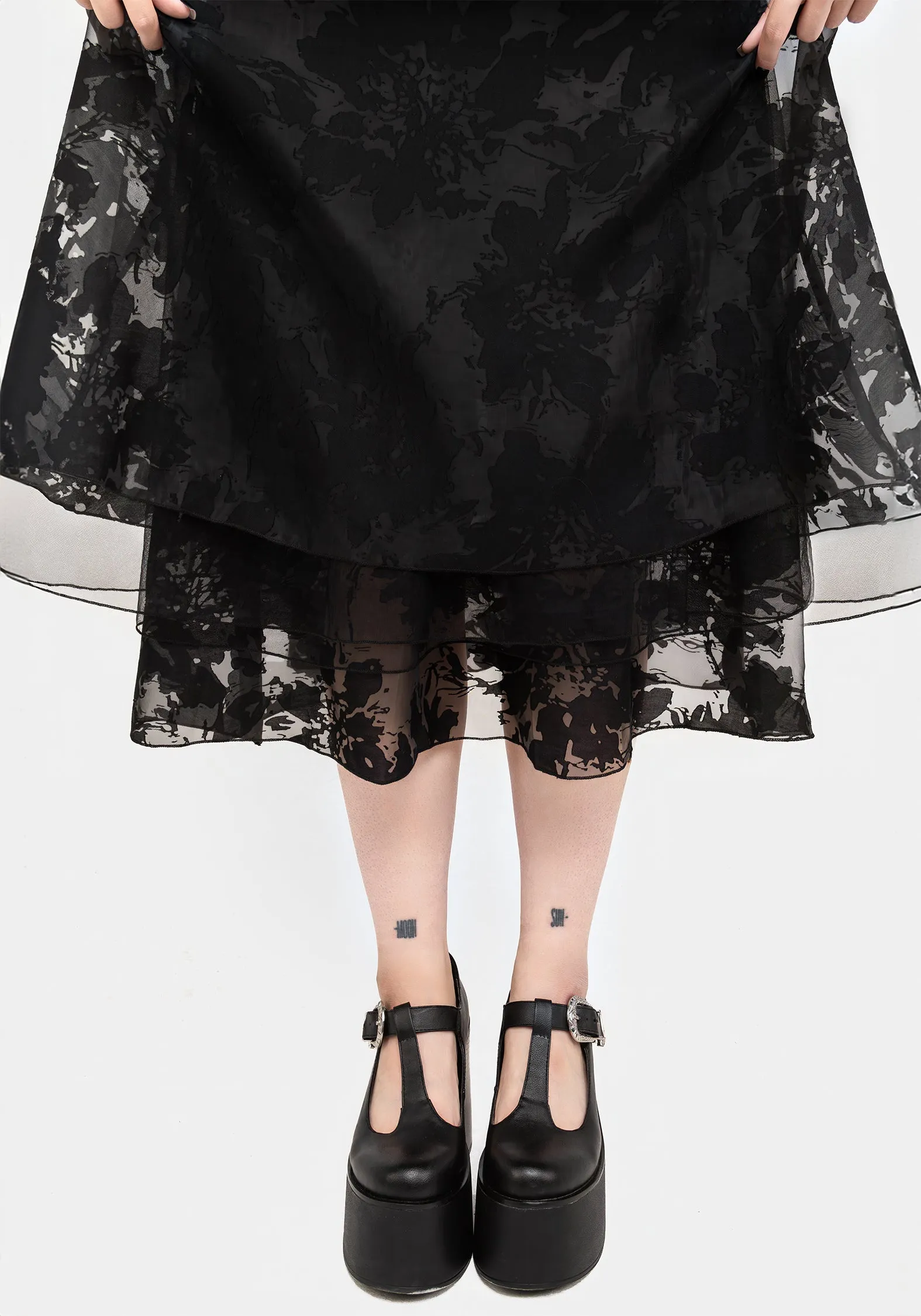 Cozy Cut Spectre Layered Midi Shirt Dress
