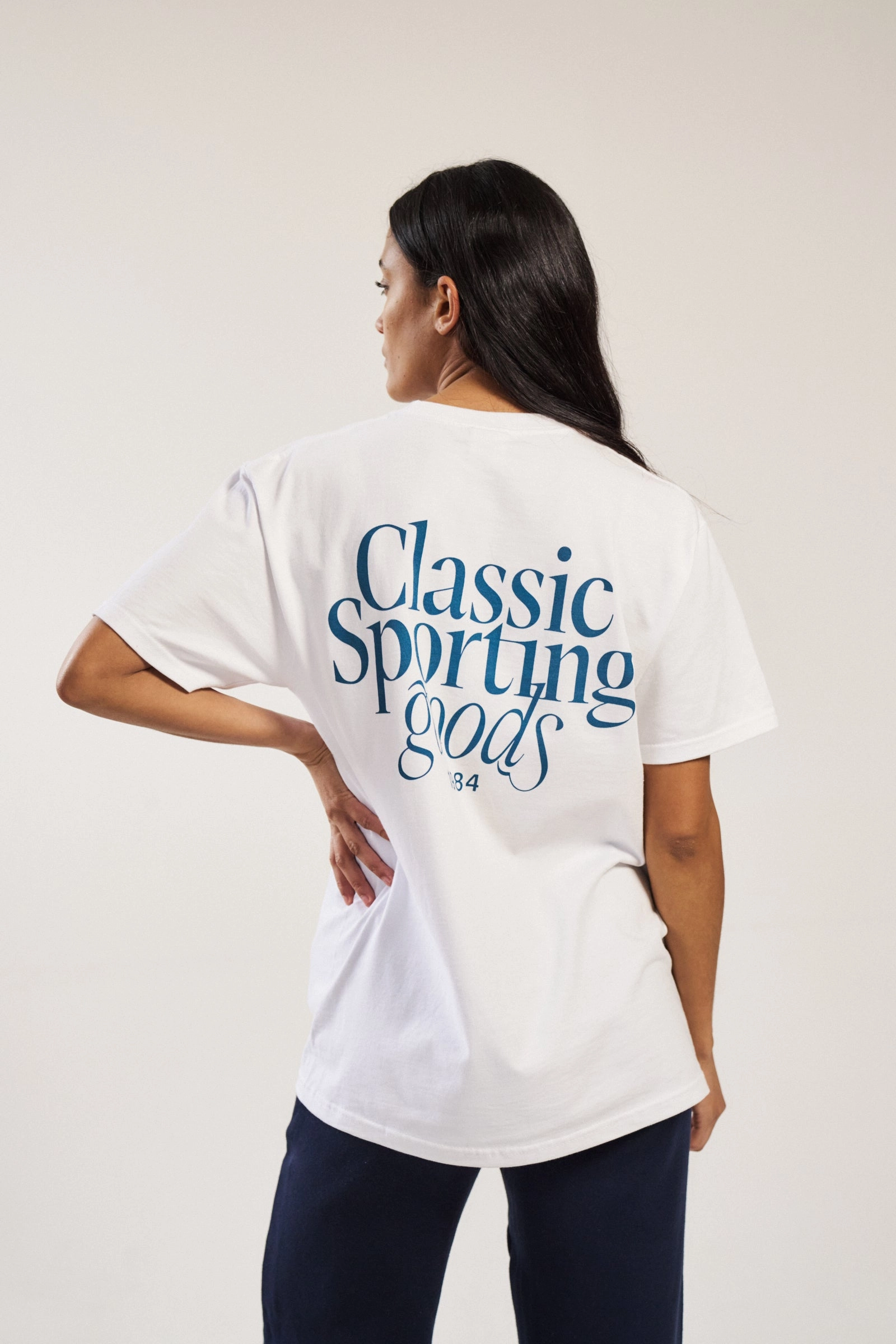 Comfortable Layer Vice 84 'Sporting Goods' Tee - White