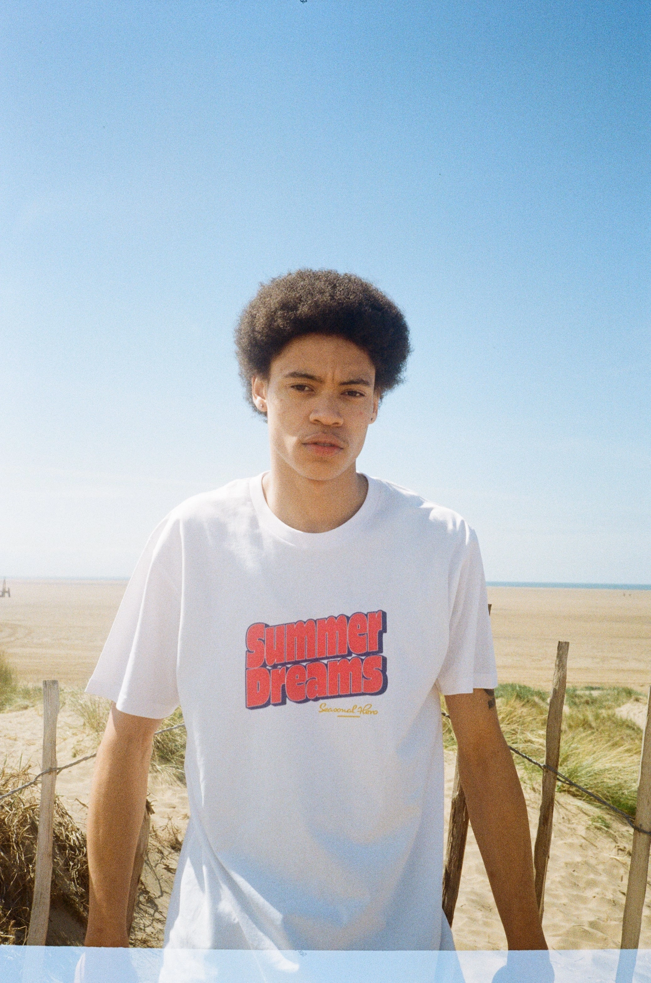 Seasonal Hero 'Summer Dreams' Tee - White Fresh Style Trend Comfortable and Chic