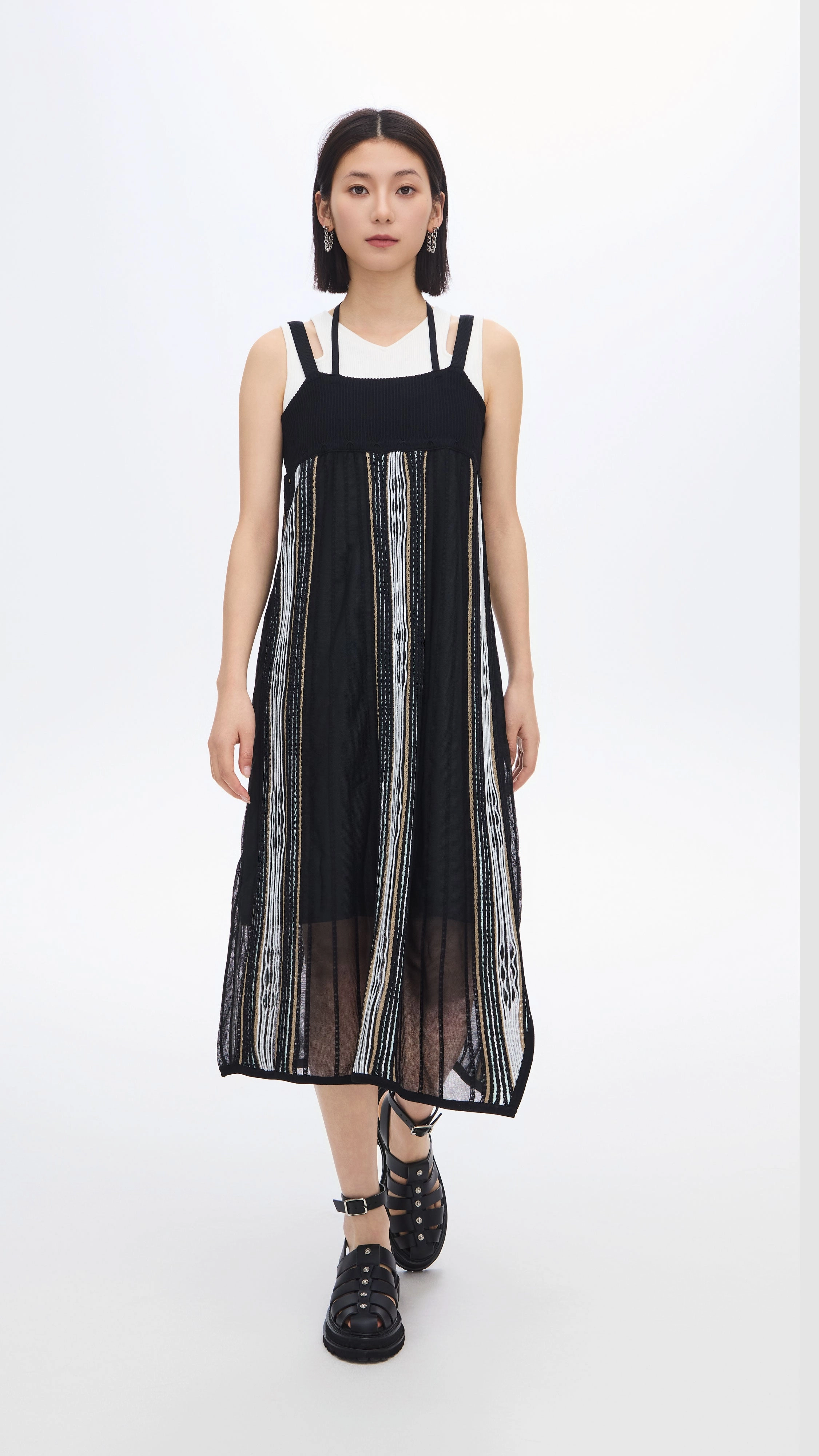 Pattern Knit Dress windproof Upgrade-Option