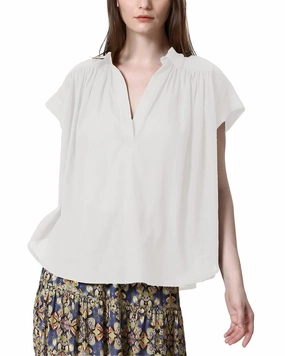 See U Soon Placket Drapey Top Trendy Wear Versatile Wear