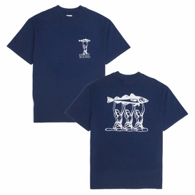 Comfortable And Trendy bound 'Marissa Angling' Tee - Navy