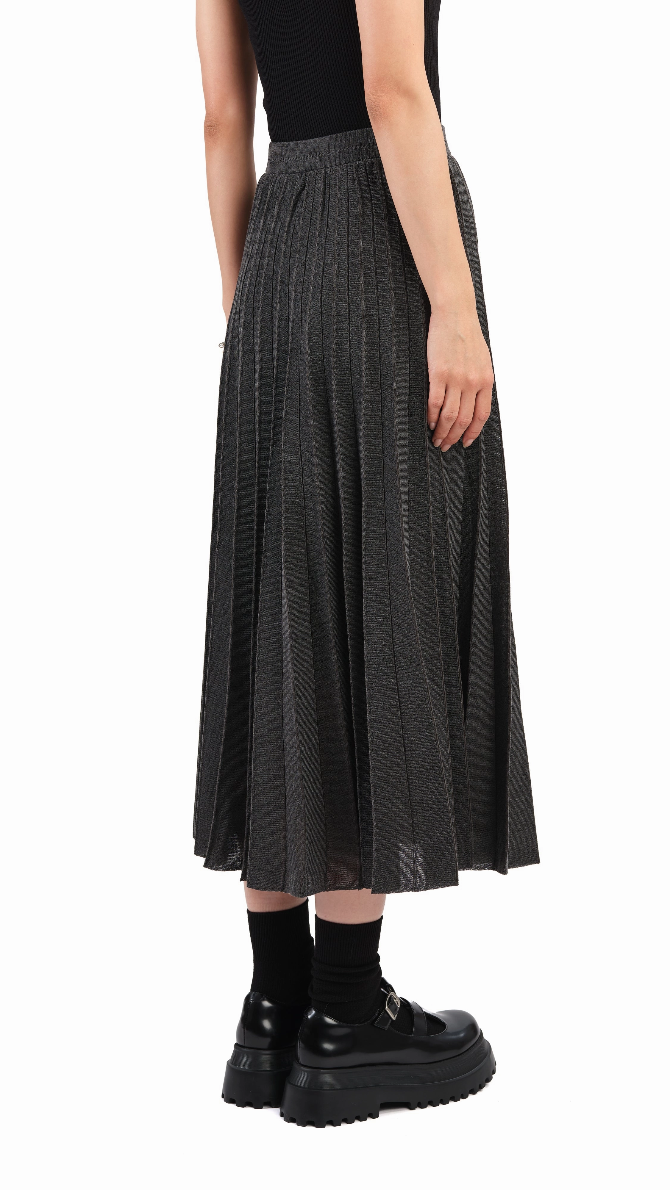 Sheer Knit Skirt Handmade Item Elegant Texture