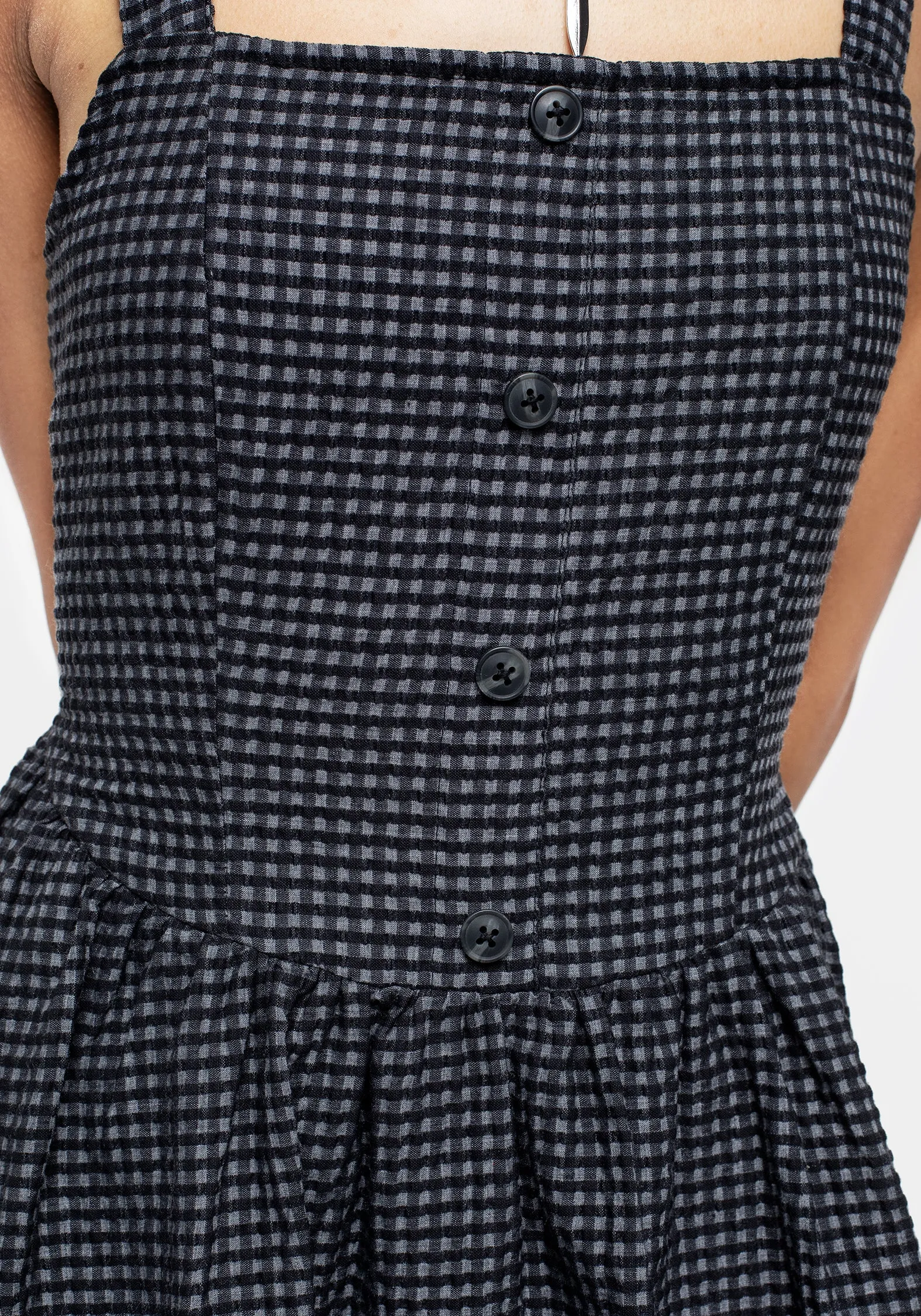 Timeless Look Vintage-Inspired Faythe Apron Midi Dress
