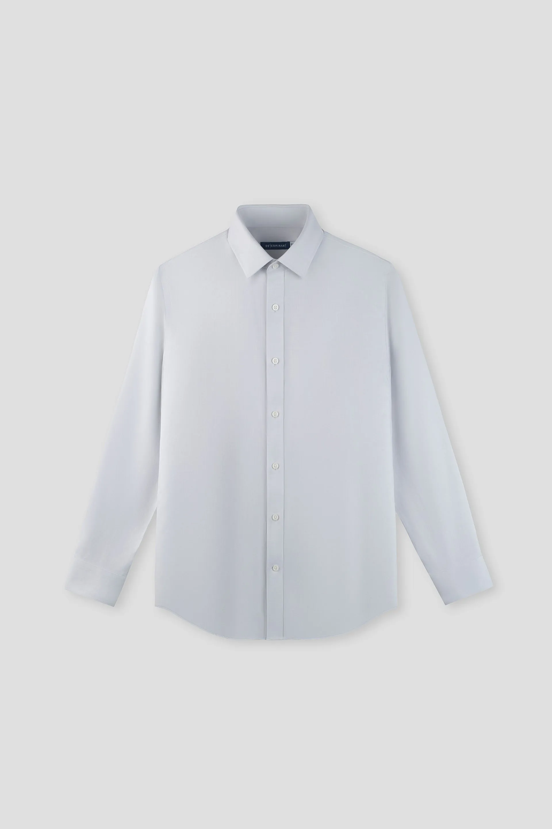 Wrinkle-Free Classic Herringbone Dress Shirt | Light Grey 31880N Anti Cling Fabric Affordable Fashion