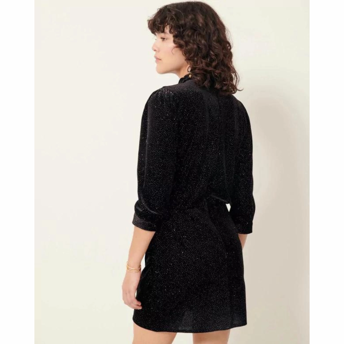 Clean Drape Light Layers Short Frill Skirt Nighty Dress
