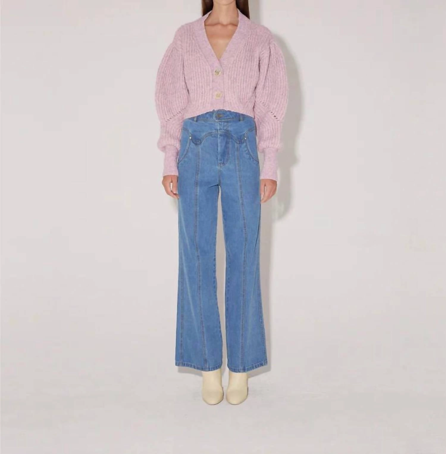 Cozy Comfort Sienna Cardigan In Lavender
