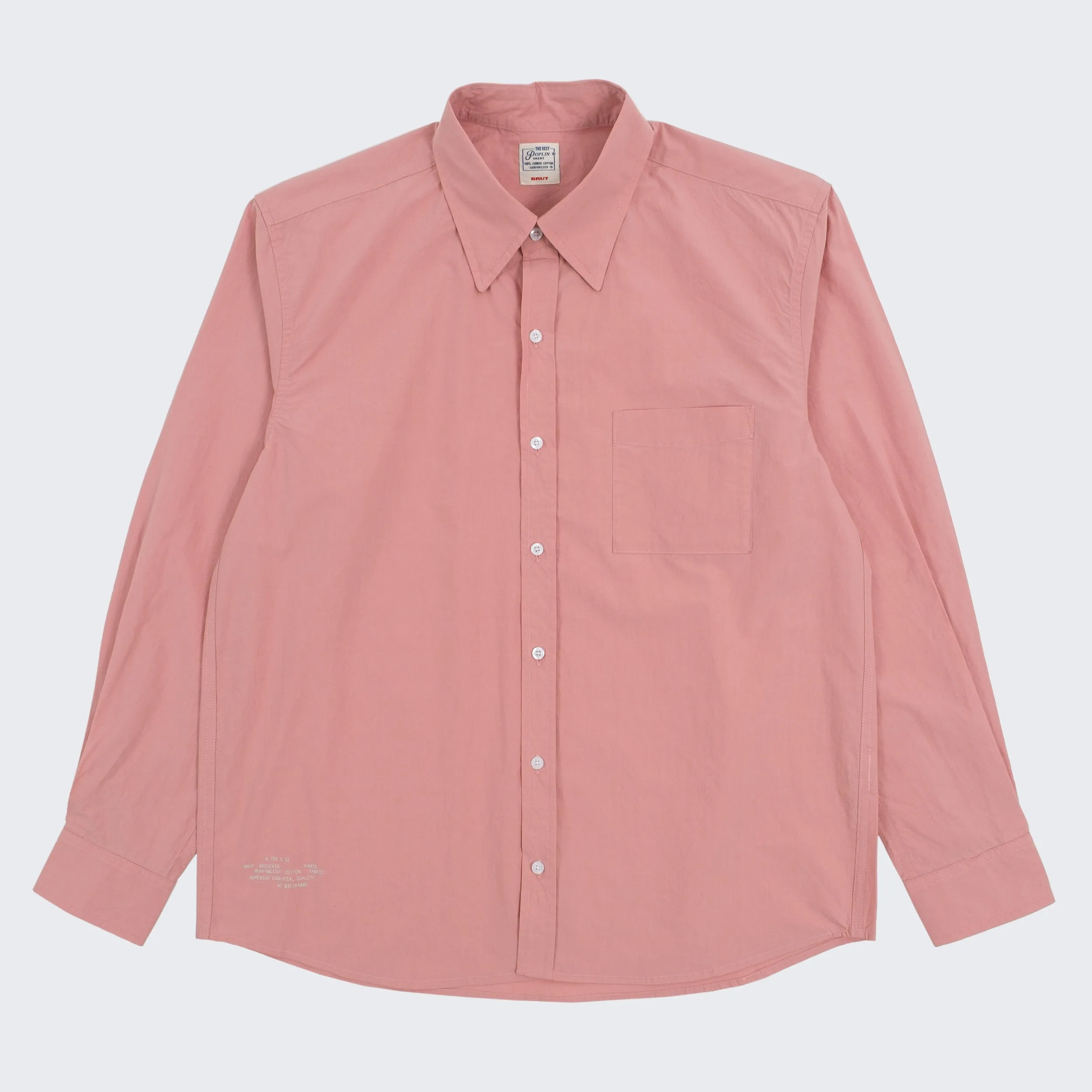 Subtle design THE BEST POPLIN SHIRT