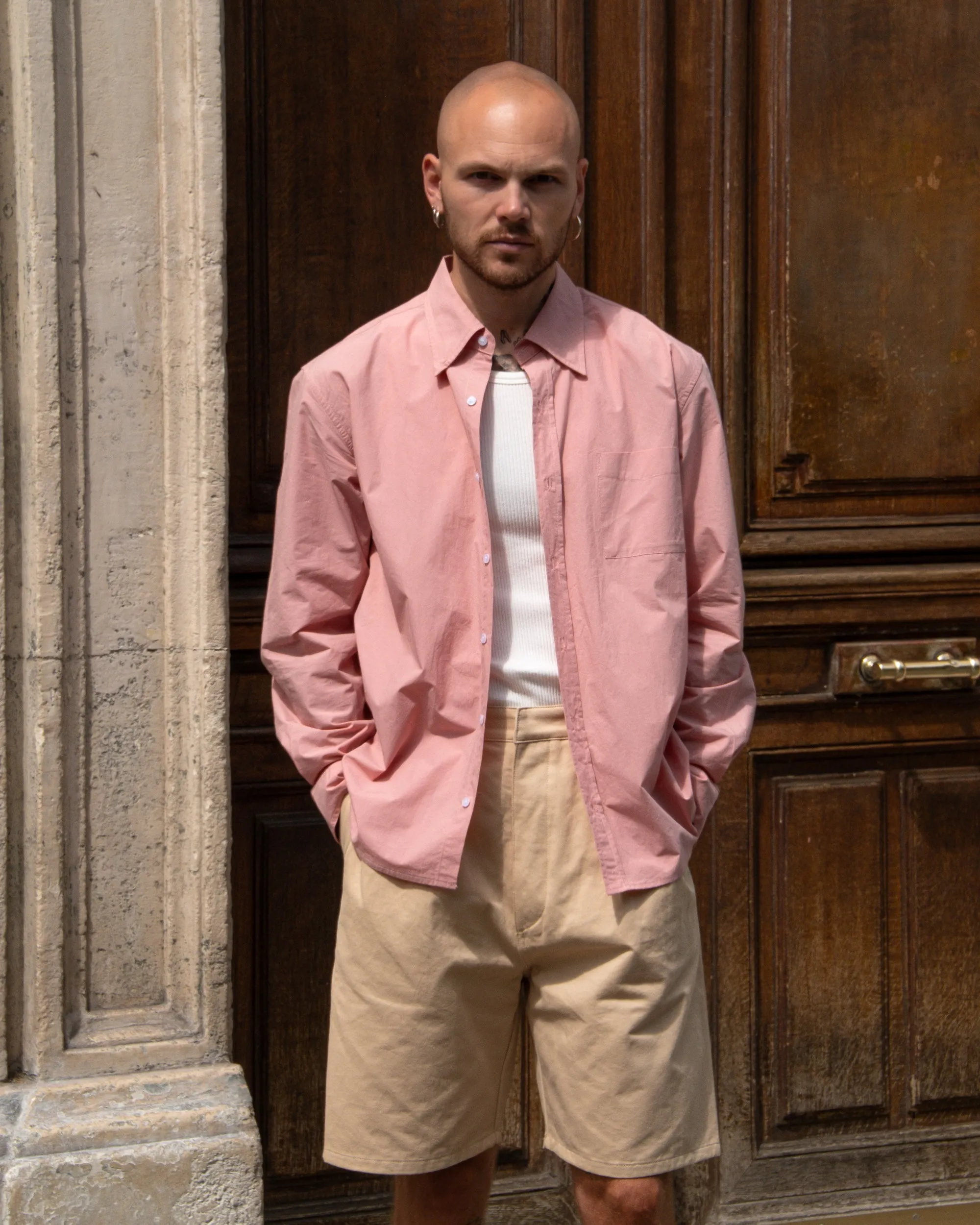 THE BEST POPLIN SHIRT Clean Edge Trim
