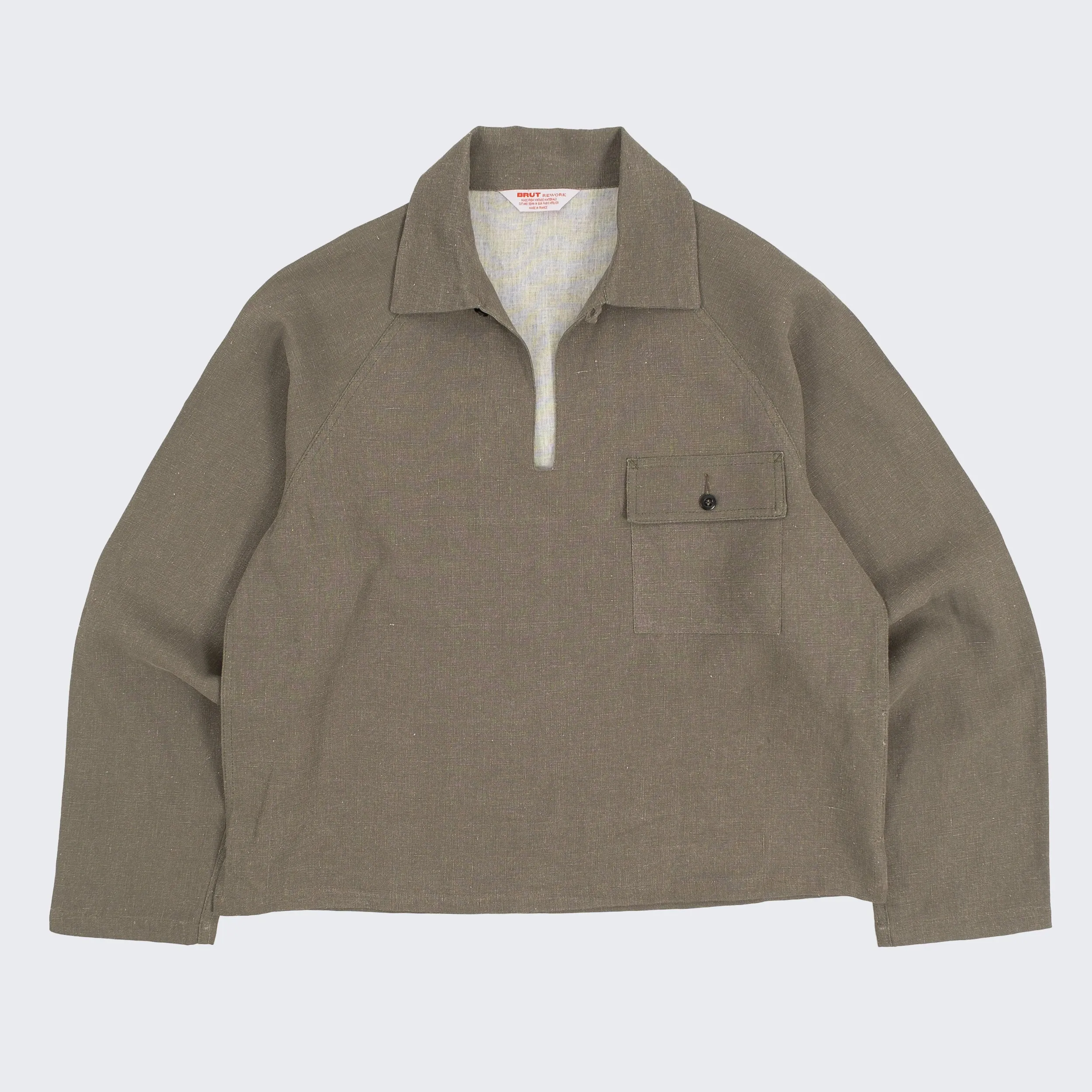 high-low hem REWORK? FISHERMAN SHIRT
