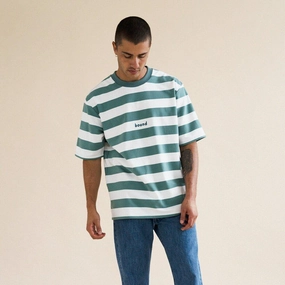 FlexibleCollarOptions bound 'MENTHE' STRIPE TEE