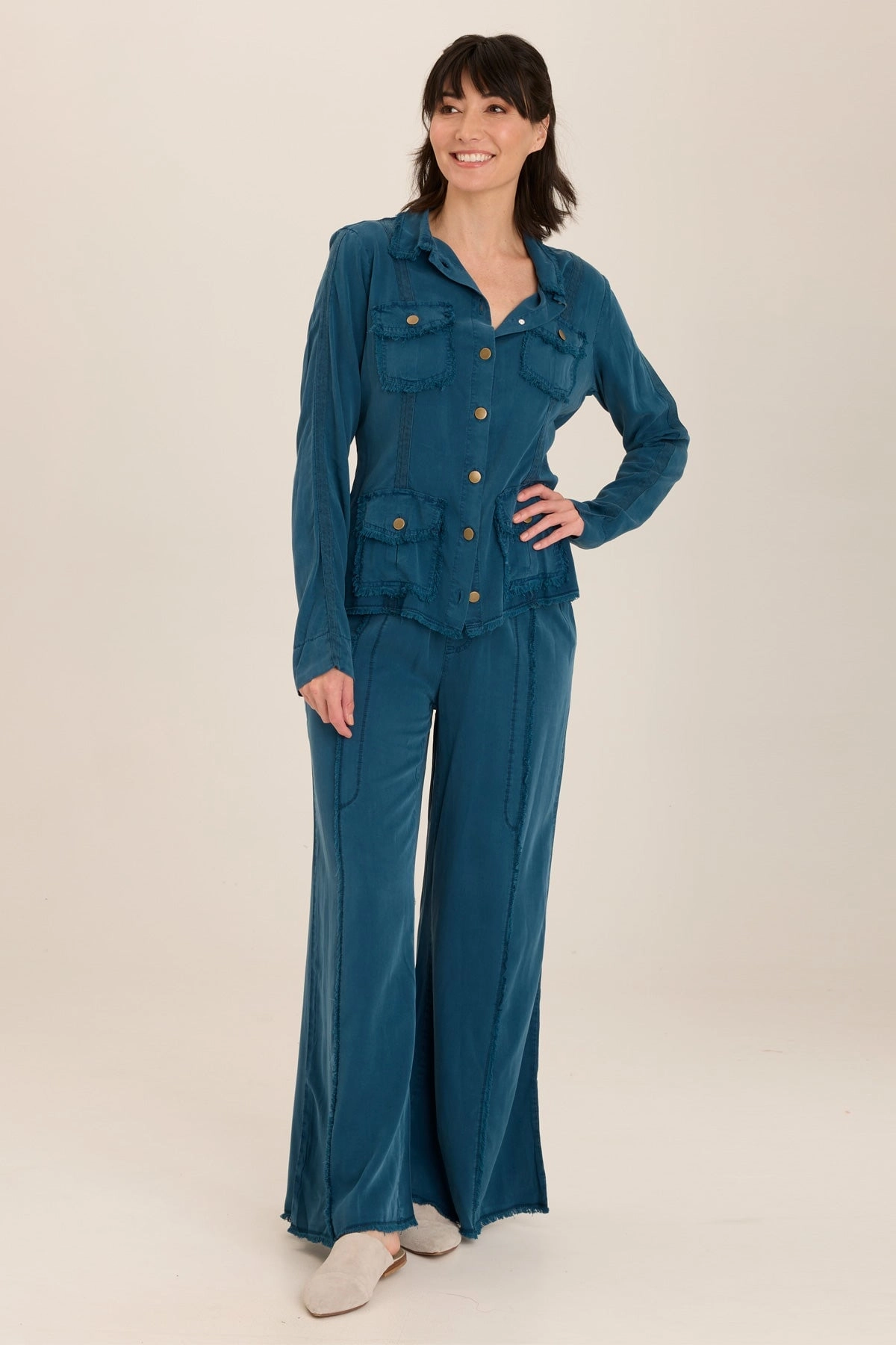 Breathable Waist Twill Beach Trouser