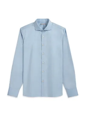 Arthur Cotton Twill Shirt Fitted Design