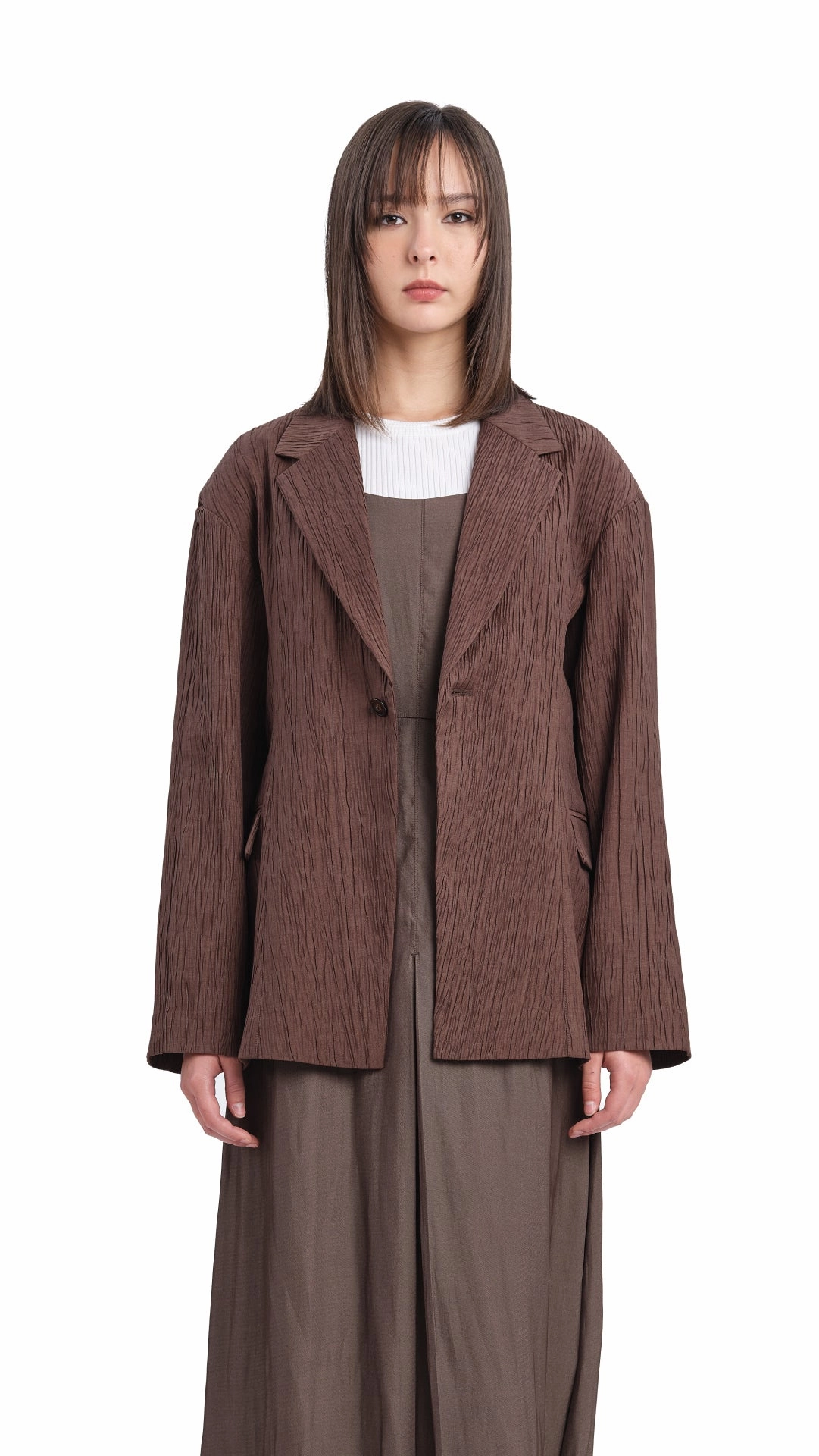 Affordable Fashion Single Breasted Slim Cut Blazer