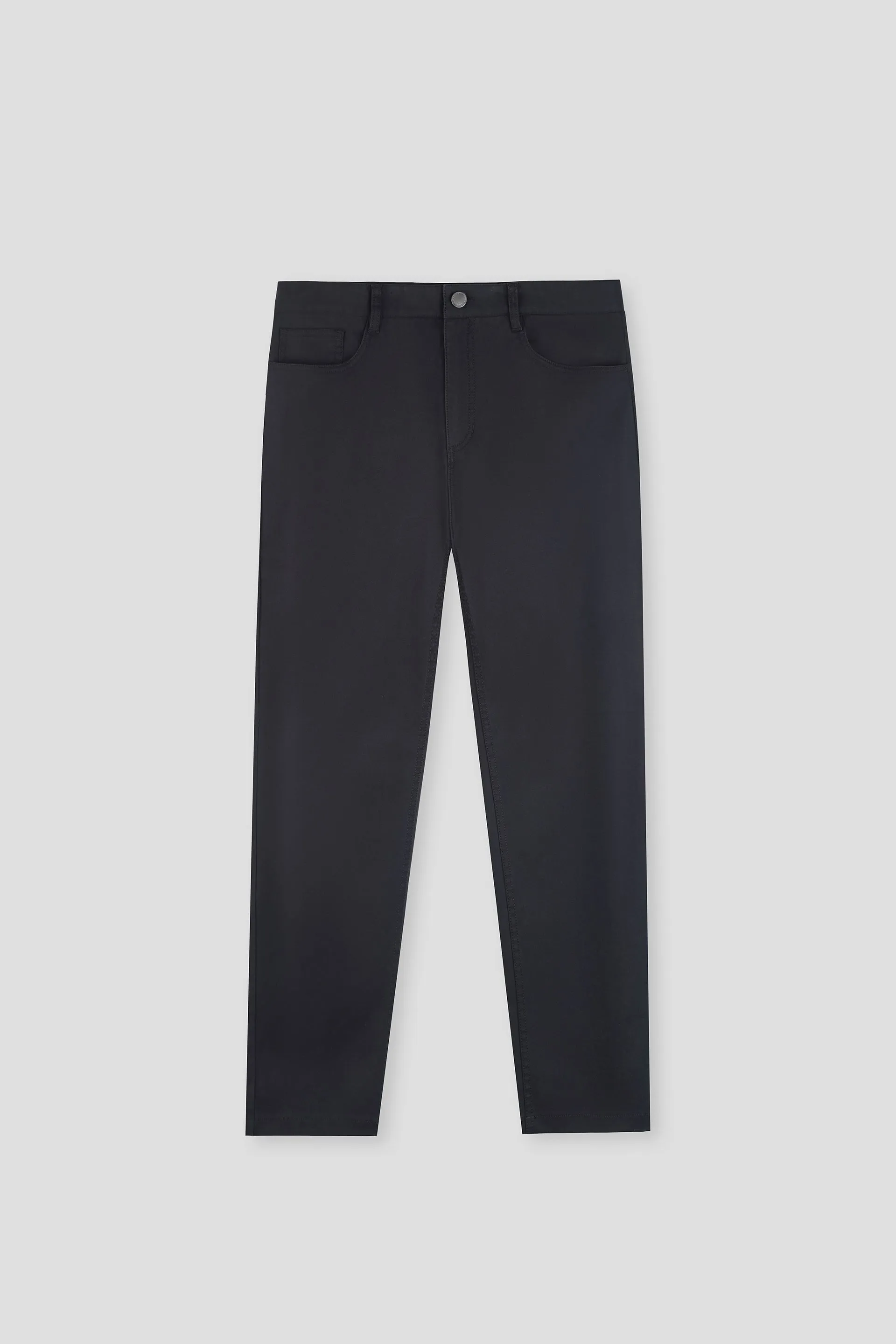 5-Pocket Chino Pants | Black BKFD01 SturdyBeltLoops Lightweight Fabric