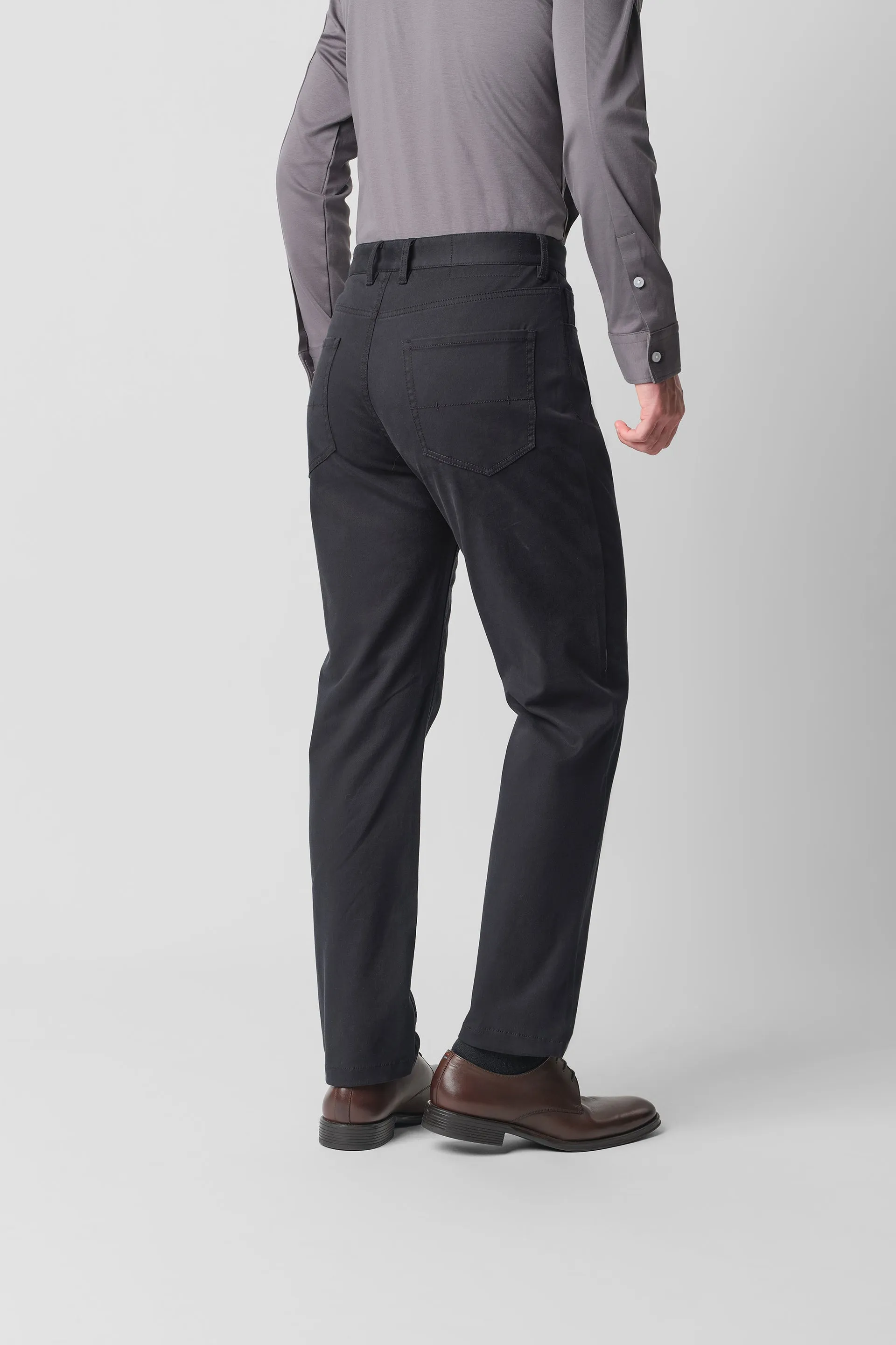 5-Pocket Chino Pants | Black BKFD01 FlameRetardantTreatment
