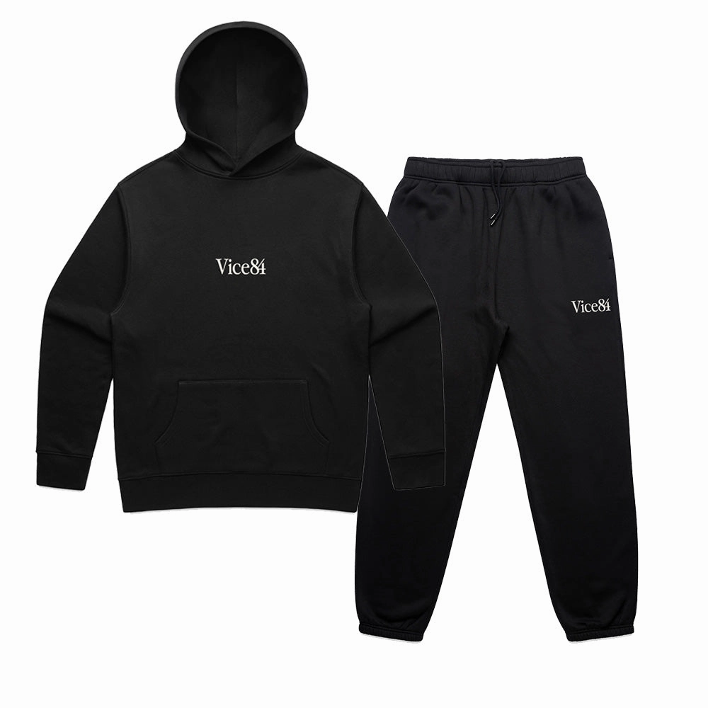 Elephant like Vice 84 Premium Hoodie & Jogger Set - Black