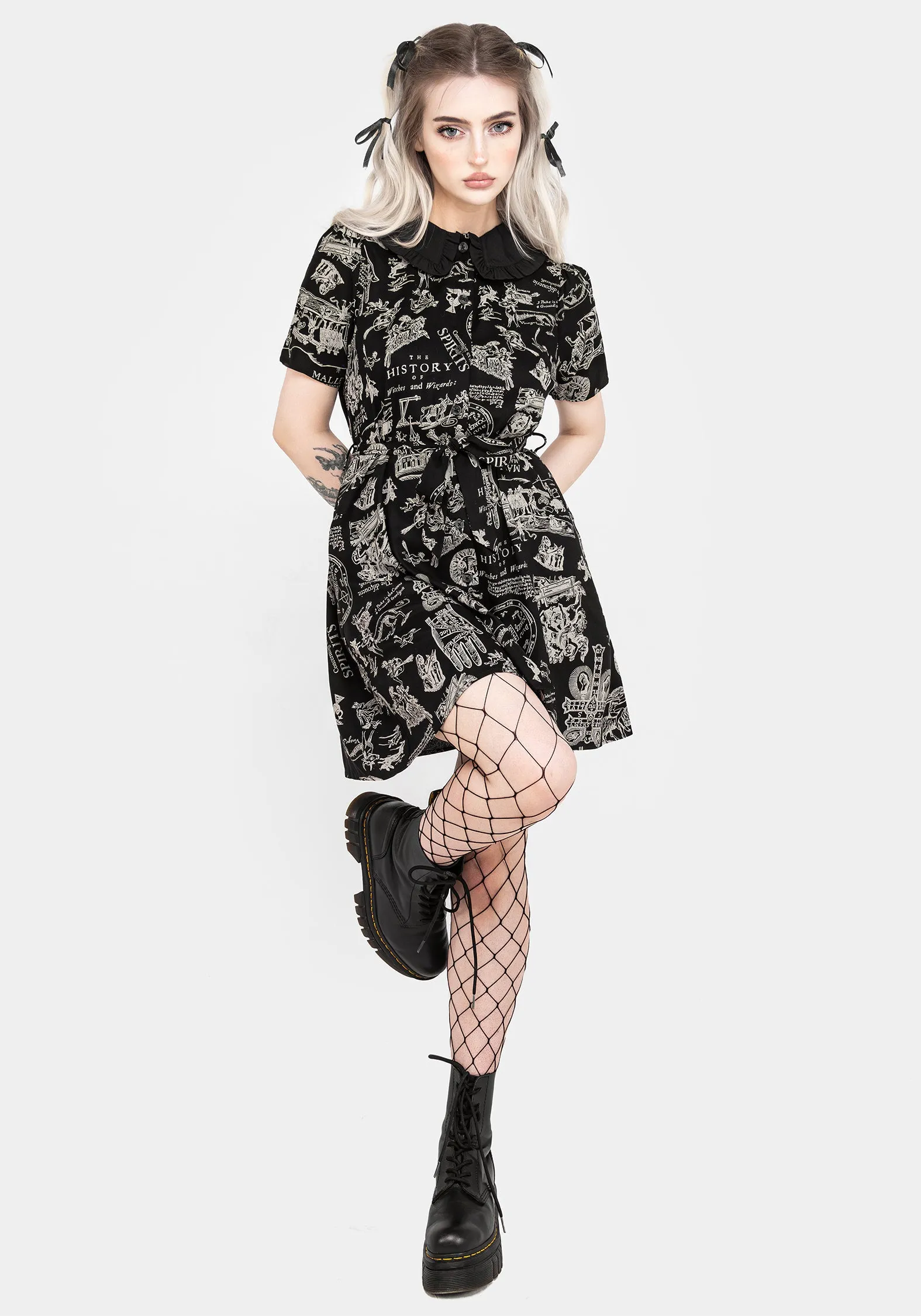 Trendy And Comfortable Heresy Mini Shirt Dress