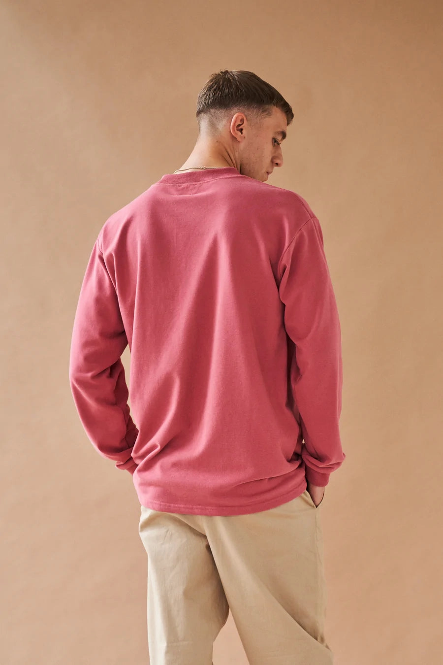 Timeless Must-Have bound 'Berry Script' Embroidered Longsleeve Tee
