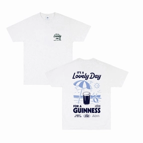 Relaxed and Easy Guinness x UN:IK 'Summers Day' Tee - White
