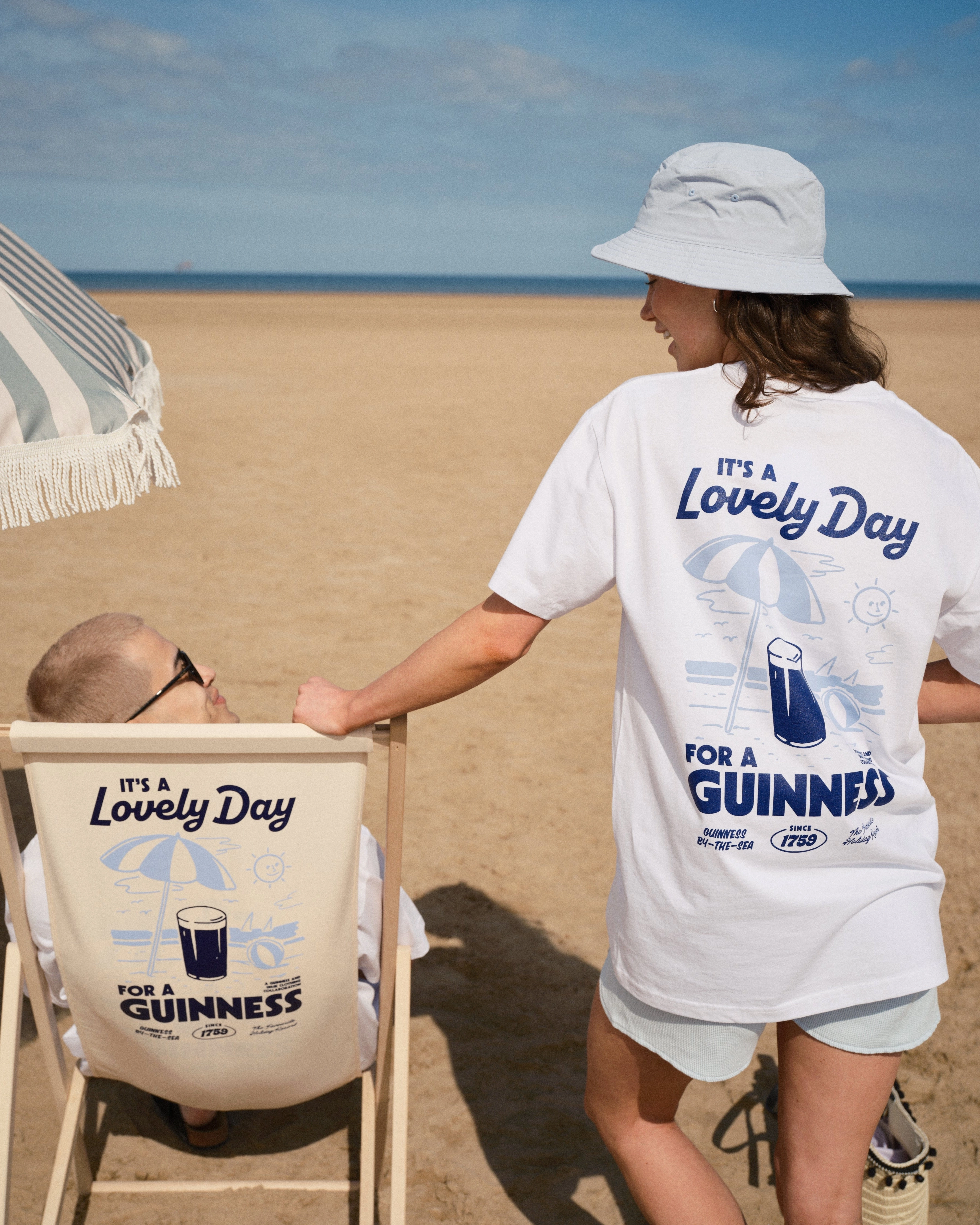 Everyday Top Guinness x UN:IK 'Summers Day' Tee - White