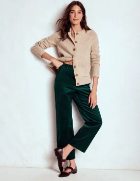 Water-resistant Canonbury Cord Trousers-Emerald Night