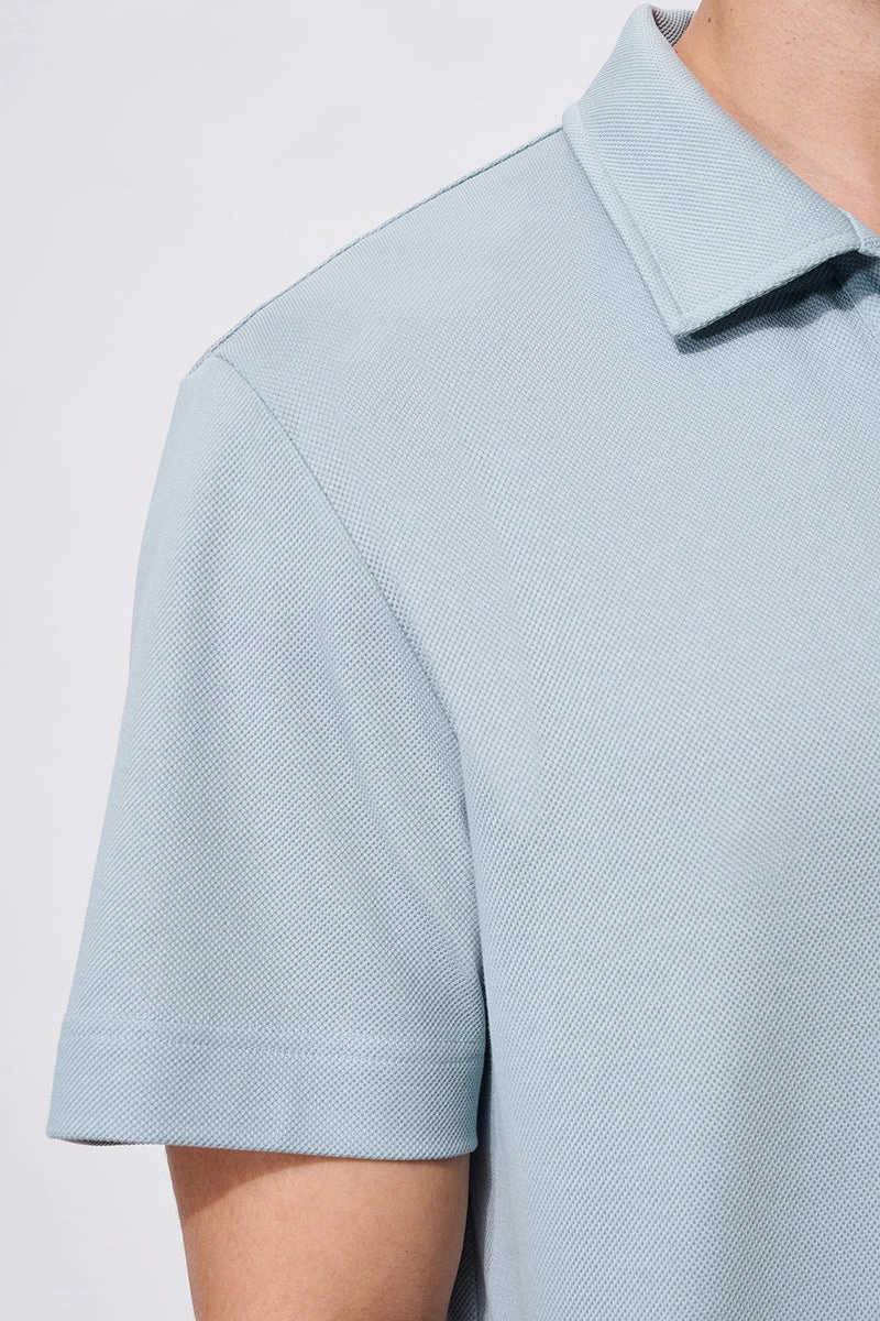 Comfort Apparel Business casual Regal Pique Buttonless Polo | Green GYE111