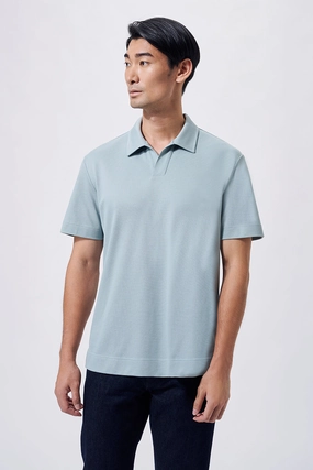 Regal Pique Buttonless Polo | Green GYE111 Stylish Fit