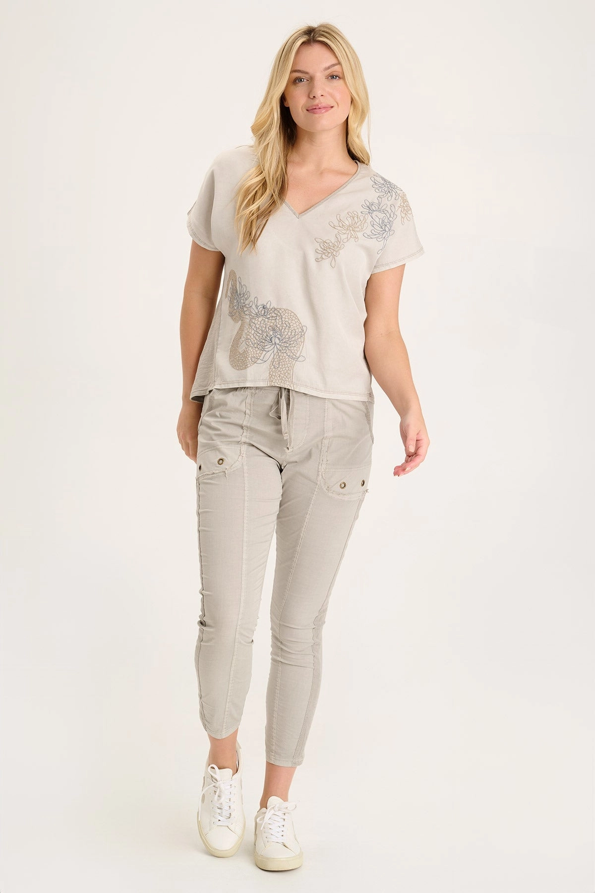 Rohan Poplin Jersey Drawstring Legging Chilly Day Comfort