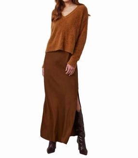Slouchy Sweater In Twightlight Gold Timeless Appeal