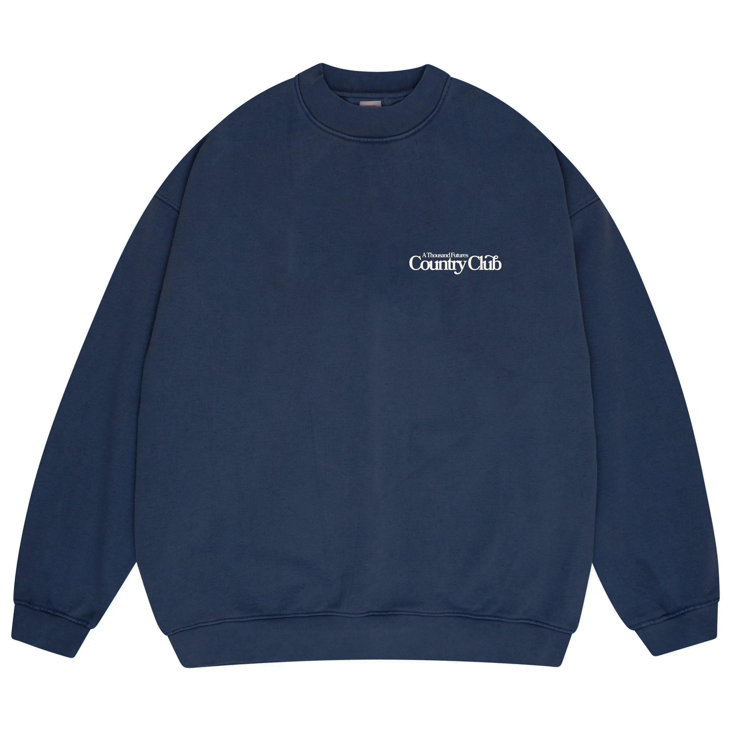 Cold-Weather Ready A Thousand Futures x GK 'Country Club' Sweater - Navy