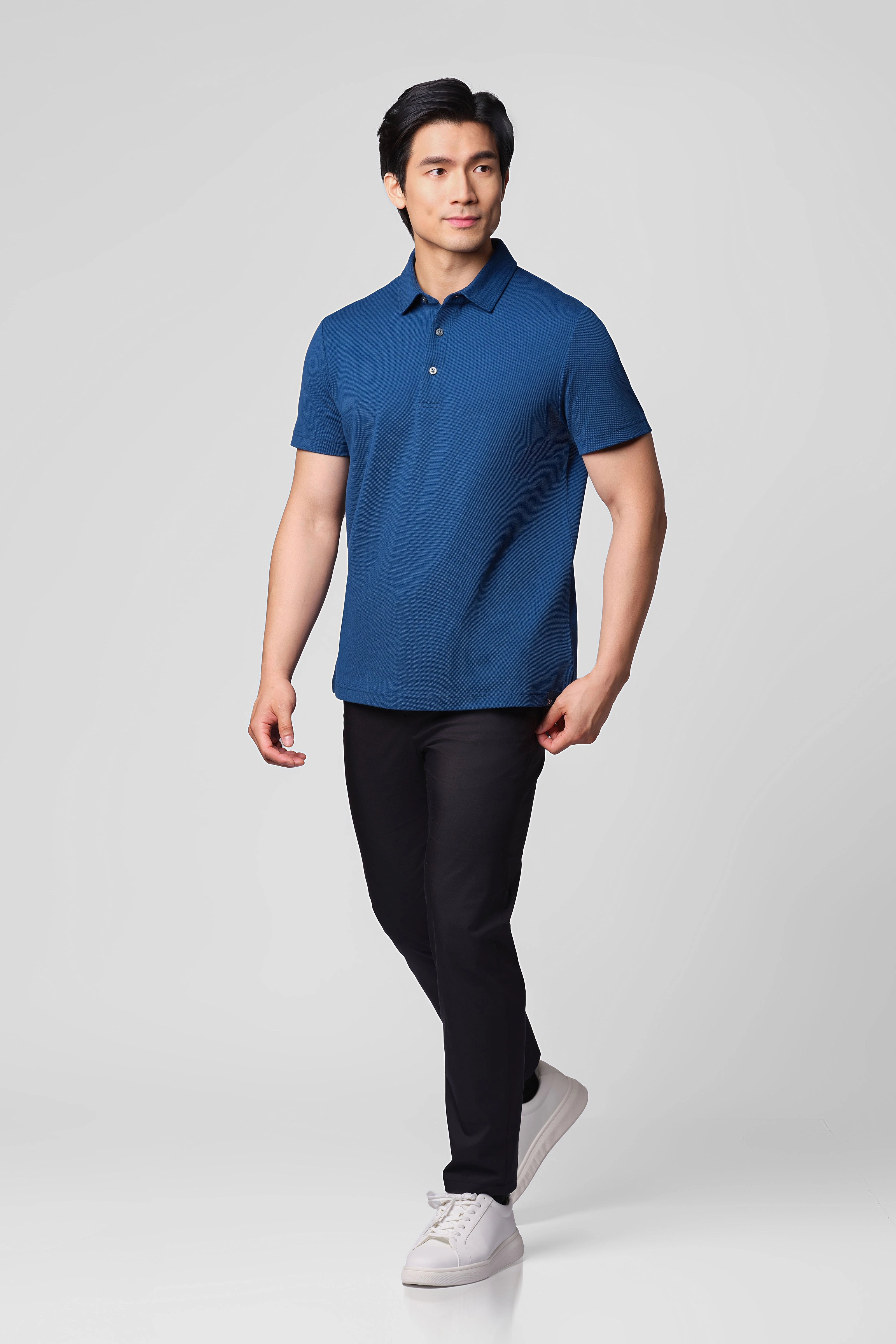 ??Frozen in Tones?? Waterless Dye Polo | Fjord Blue MB2607 Chic Wear