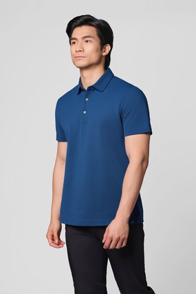 ??Frozen in Tones?? Waterless Dye Polo | Fjord Blue MB2607 Layering Fashion