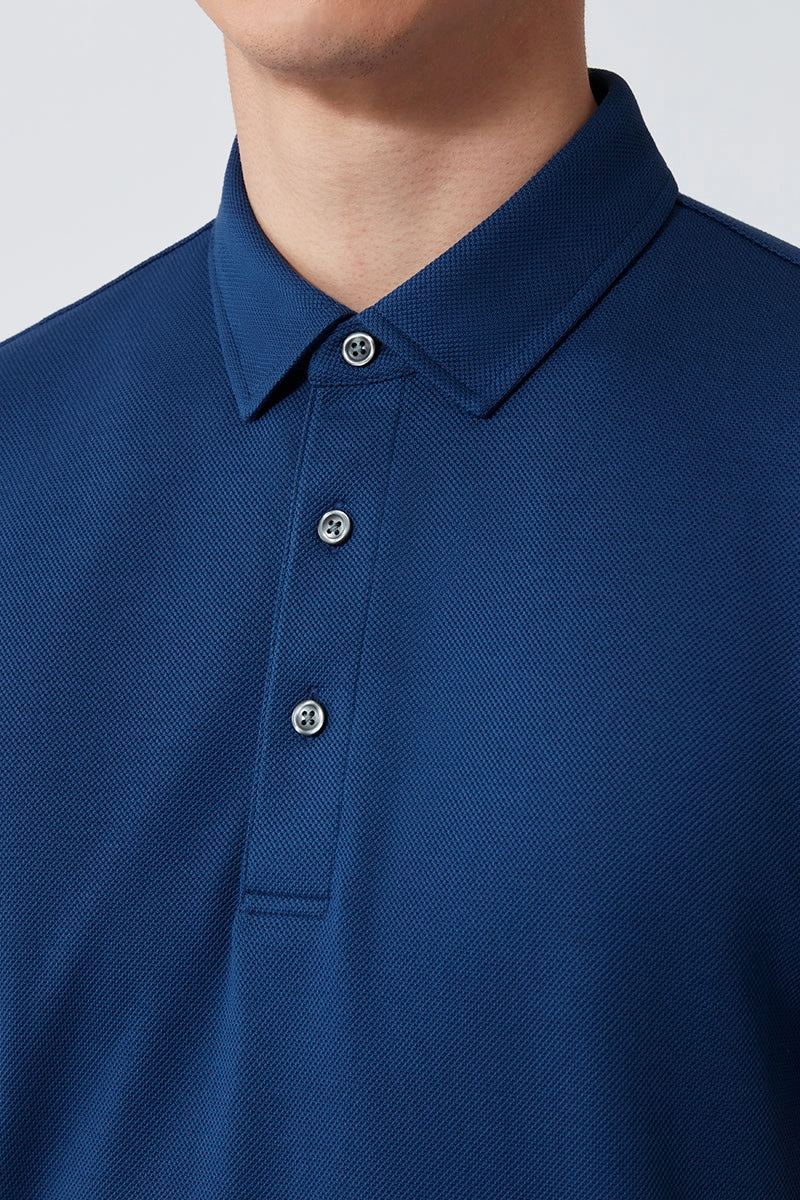Regal Pique Polo | Blue NYE073 Outdoor Comfort Sleek Comfort