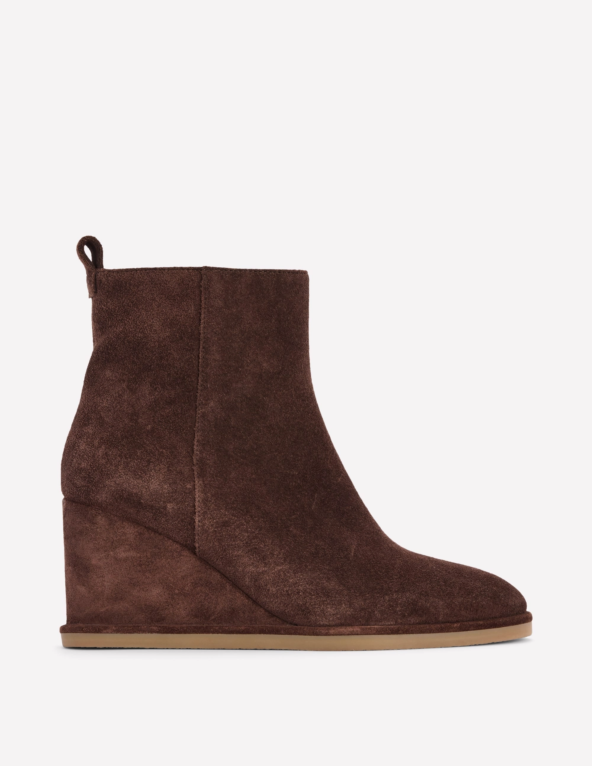 Lightweight Frame Padded Interior Snow Trekker Smart Wedge Boots-Bitter Chocolate