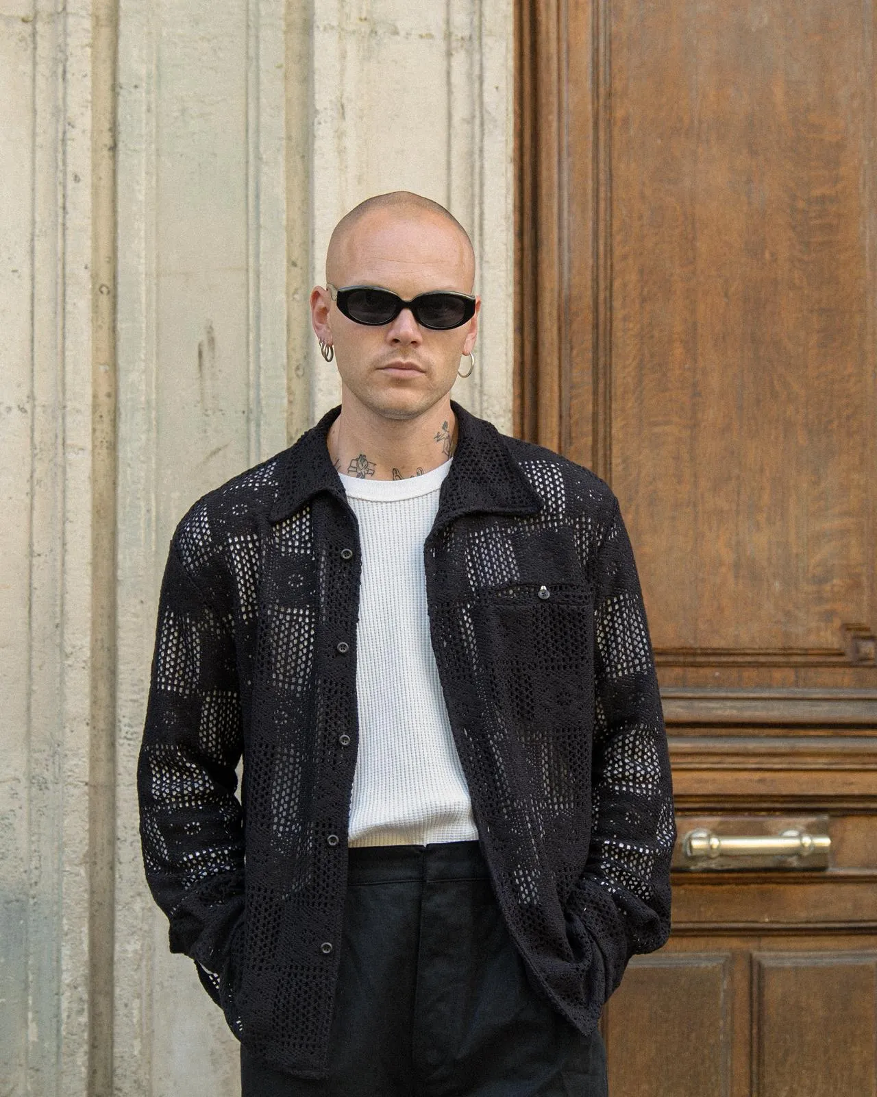 THE LONG-SLEEVE HERITAGE SHIRT Versatile Style Sweat-Absorbing