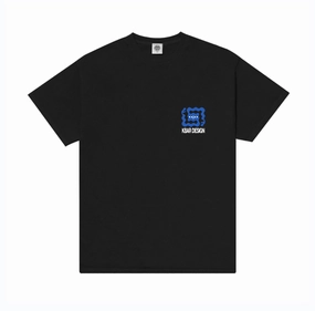 Easy-to-Style Top Breathable wear KBAR X UN:IK 'Logo' Tee - Black