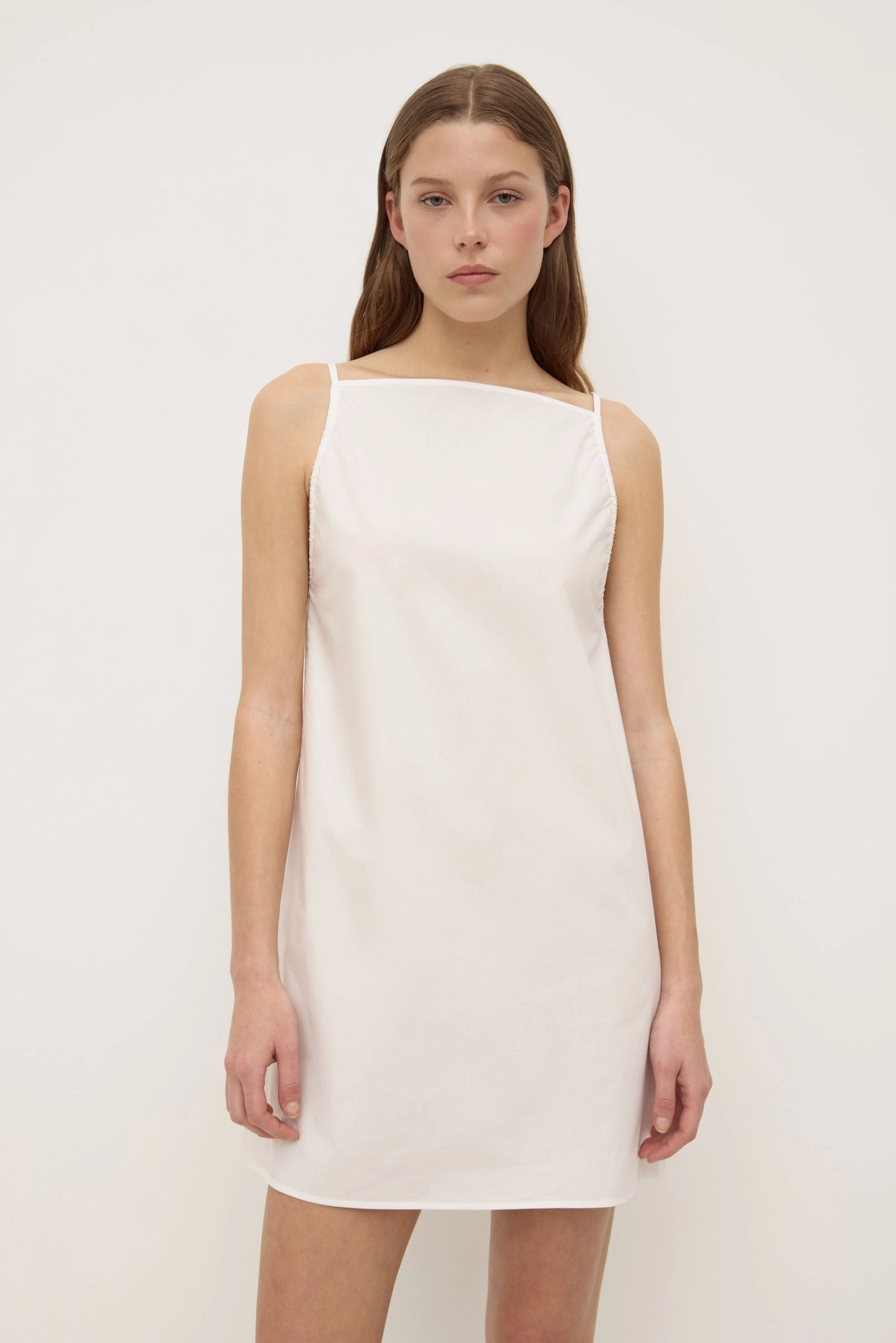 Sequin-Detail Annie Poplin Mini Dress