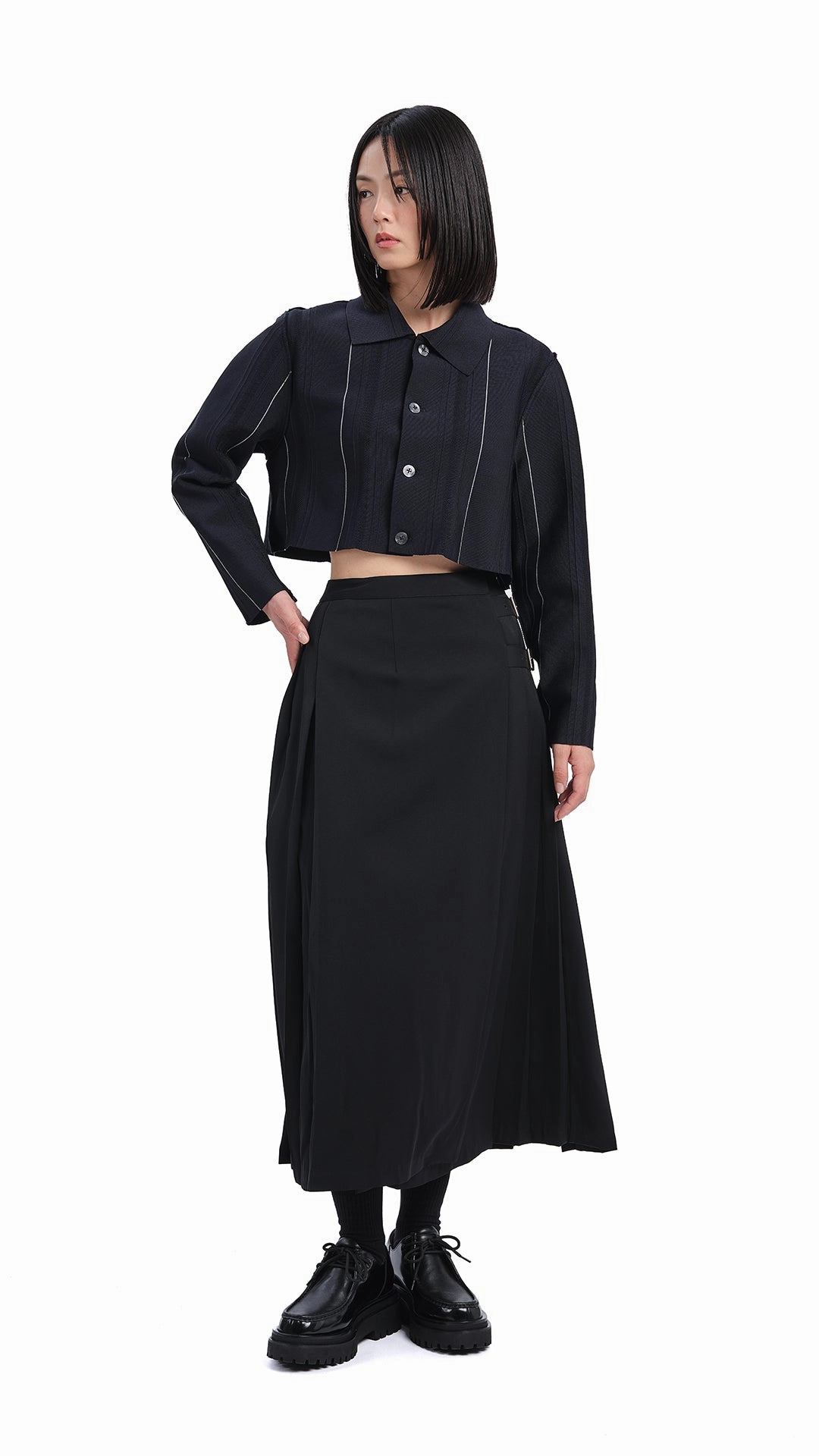 Hostess Skirt Street Attire Hemp Blend