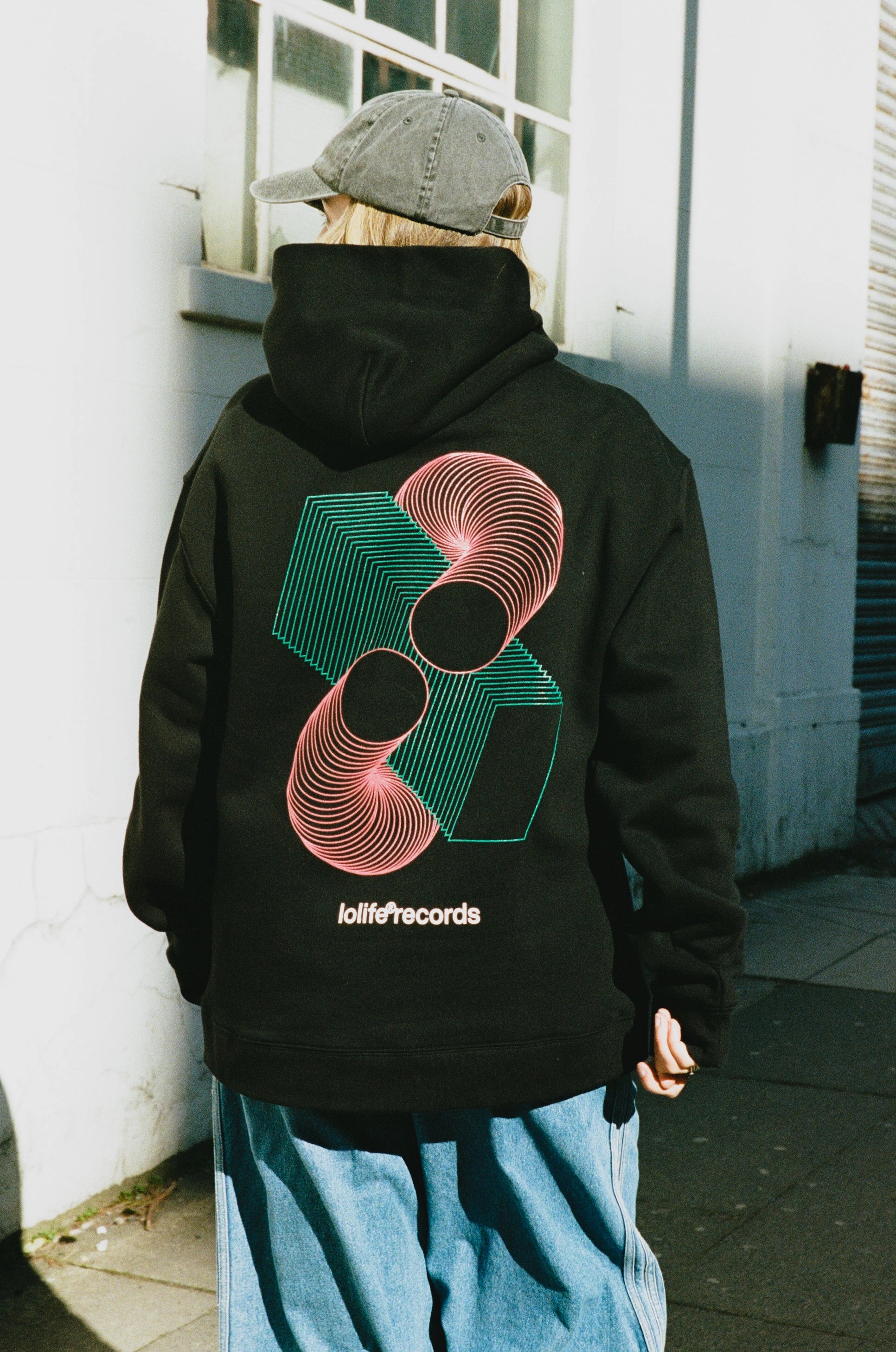 Sporty Style Jaguar like LOLiFE 002 Hoodie - Black