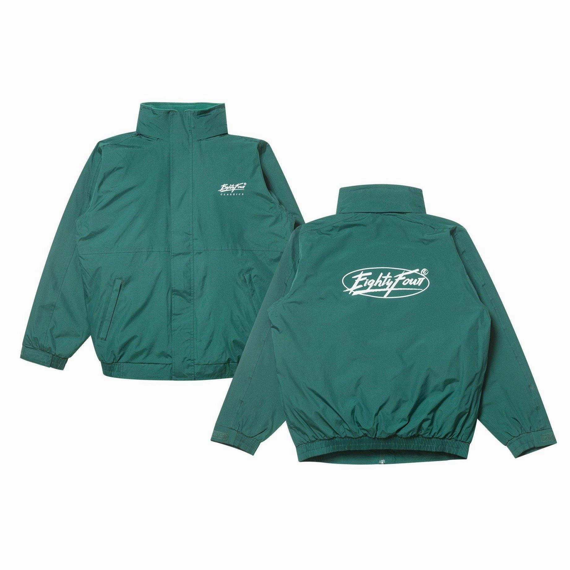 Vice 84 'Classics' Retro Jacket - Bottle Green Moisture Wicking Finish Three Layer Laminate