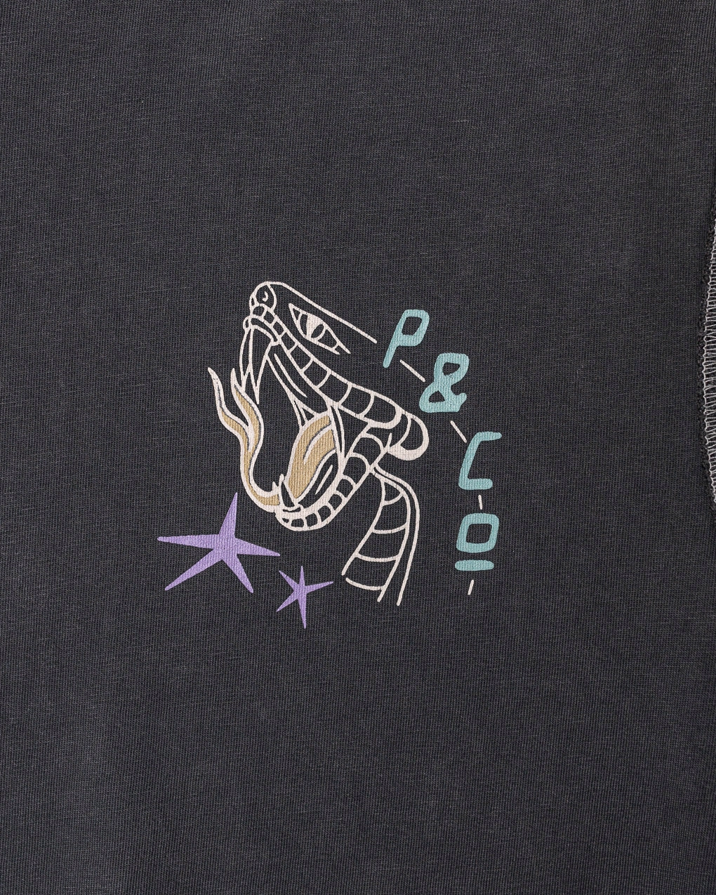 Snakebite Sally's Boxy T-Shirt - Acid Wash Casual Layering QuickDry