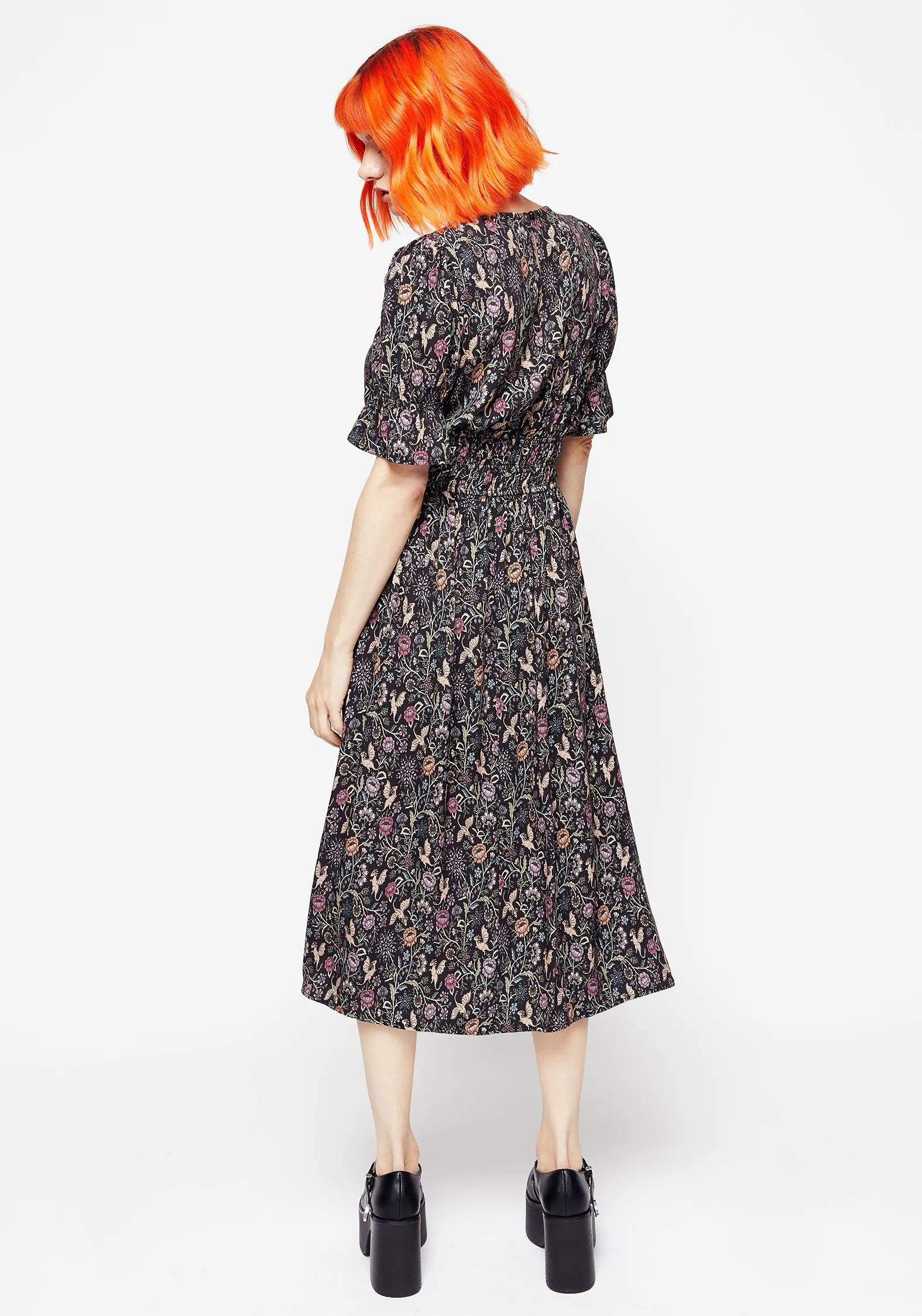 Snapdragon Midi Dress Daily Silhouette Pure Shape
